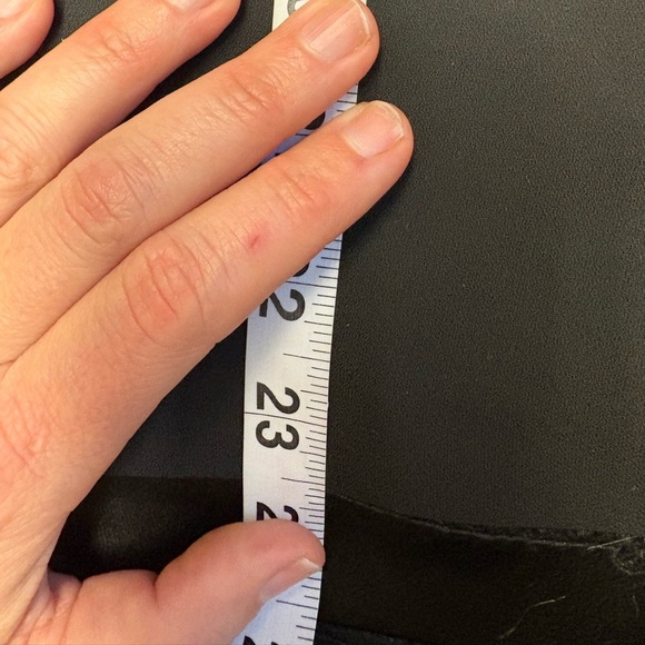 RW&CO. Black Pencil Skirt Knee-length for Work black ribbon waist size Small - Picture 9 of 9